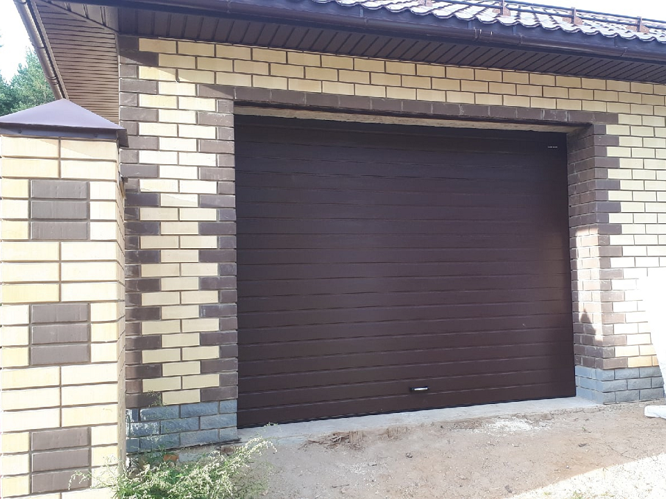 Ворота подъёмные секционные, м. Еля-Ты